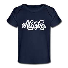 Alaska Baby T-Shirt - Organic Hand Lettered Alaska Infant T-Shirt