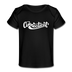 Connecticut Baby T-Shirt - Organic Hand Lettered Connecticut Infant T-Shirt - black