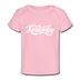 Kentucky Baby T-Shirt - Organic Hand Lettered Kentucky Infant T-Shirt - light pink