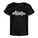 Arizona Baby T-Shirt - Organic Hand Lettered Arizona Infant T-Shirt - black