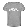 Arizona Baby T-Shirt - Organic Hand Lettered Arizona Infant T-Shirt - heather gray