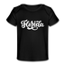 Florida Baby T-Shirt - Organic Hand Lettered Florida Infant T-Shirt - black
