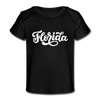 Florida Baby T-Shirt - Organic Hand Lettered Florida Infant T-Shirt - black