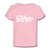 Georgia Baby T-Shirt - Organic Hand Lettered Georgia Infant T-Shirt - light pink