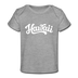 Hawaii Baby T-Shirt - Organic Hand Lettered Hawaii Infant T-Shirt - heather gray