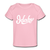 Idaho Baby T-Shirt - Organic Hand Lettered Idaho Infant T-Shirt - light pink