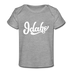 Idaho Baby T-Shirt - Organic Hand Lettered Idaho Infant T-Shirt - heather gray