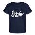 Idaho Baby T-Shirt - Organic Hand Lettered Idaho Infant T-Shirt - dark navy