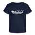 Maryland Baby T-Shirt - Organic Hand Lettered Maryland Infant T-Shirt - dark navy