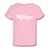Michigan Baby T-Shirt - Organic Hand Lettered Michigan Infant T-Shirt - light pink