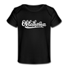 Oklahoma Baby T-Shirt - Organic Hand Lettered Oklahoma Infant T-Shirt - black