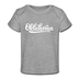 Oklahoma Baby T-Shirt - Organic Hand Lettered Oklahoma Infant T-Shirt - heather gray