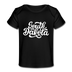 South Dakota Baby T-Shirt - Organic Hand Lettered South Dakota Infant T-Shirt - black