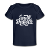 South Dakota Baby T-Shirt - Organic Hand Lettered South Dakota Infant T-Shirt