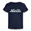 Nevada Baby T-Shirt - Organic Hand Lettered Nevada Infant T-Shirt - dark navy