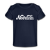 Nevada Baby T-Shirt - Organic Hand Lettered Nevada Infant T-Shirt - dark navy
