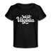 West Virginia Baby T-Shirt - Organic Hand Lettered West Virginia Infant T-Shirt - black