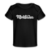 Montana Baby T-Shirt - Organic Hand Lettered Montana Infant T-Shirt - black