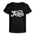 Texas Baby T-Shirt - Organic Hand Lettered Texas Infant T-Shirt - black