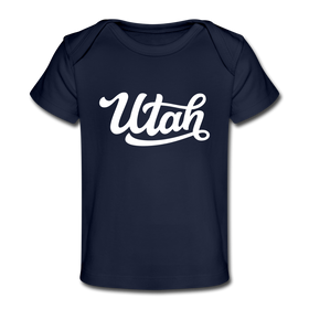 Utah Baby T-Shirt - Organic Hand Lettered Utah Infant T-Shirt