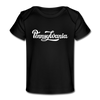 Pennsylvania Baby T-Shirt - Organic Hand Lettered Pennsylvania Infant T-Shirt