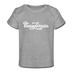 Pennsylvania Baby T-Shirt - Organic Hand Lettered Pennsylvania Infant T-Shirt - heather gray