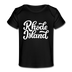 Rhode Island Baby T-Shirt - Organic Hand Lettered Rhode Island Infant T-Shirt - black
