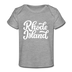 Rhode Island Baby T-Shirt - Organic Hand Lettered Rhode Island Infant T-Shirt - heather gray