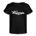 Wisconsin Baby T-Shirt - Organic Hand Lettered Wisconsin Infant T-Shirt - black