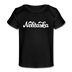 Nebraska Baby T-Shirt - Organic Hand Lettered Nebraska Infant T-Shirt - black