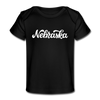 Nebraska Baby T-Shirt - Organic Hand Lettered Nebraska Infant T-Shirt