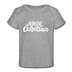 North Carolina Baby T-Shirt - Organic Hand Lettered North Carolina Infant T-Shirt - heather gray
