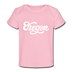 Oregon Baby T-Shirt - Organic Hand Lettered Oregon Infant T-Shirt - light pink
