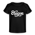 Oregon Baby T-Shirt - Organic Hand Lettered Oregon Infant T-Shirt - black