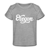 Oregon Baby T-Shirt - Organic Hand Lettered Oregon Infant T-Shirt - heather gray