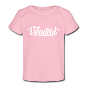 Vermont Baby T-Shirt - Organic Hand Lettered Vermont Infant T-Shirt