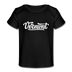 Vermont Baby T-Shirt - Organic Hand Lettered Vermont Infant T-Shirt - black