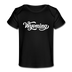 Wyoming Baby T-Shirt - Organic Hand Lettered Wyoming Infant T-Shirt - black