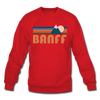 Banff, Canada Sweatshirt - Retro Mountain Banff Crewneck Sweatshirt