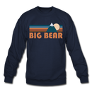 Big Bear, California Sweatshirt - Retro Mountain Big Bear Crewneck Sweatshirt - navy