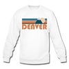 Denver, Colorado Sweatshirt - Retro Mountain Denver Crewneck Sweatshirt