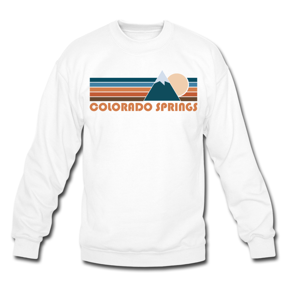 Colorado Springs Colorado Sweatshirt Retro Mountain Colorado Spring Hey Mountains