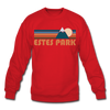 Estes Park, Colorado Sweatshirt - Retro Mountain Estes Park Crewneck Sweatshirt