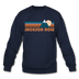 Jackson Hole, Wyoming Sweatshirt - Retro Mountain Jackson Hole Crewneck Sweatshirt - navy