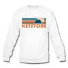 Keystone, Colorado Sweatshirt - Retro Mountain Keystone Crewneck Sweatshirt - white