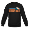Keystone, Colorado Sweatshirt - Retro Mountain Keystone Crewneck Sweatshirt