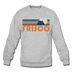 Frisco, Colorado Sweatshirt - Retro Mountain Frisco Crewneck Sweatshirt - heather gray