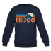 Frisco, Colorado Sweatshirt - Retro Mountain Frisco Crewneck Sweatshirt - navy