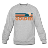 Golden, Colorado Sweatshirt - Retro Mountain Golden Crewneck Sweatshirt