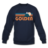 Golden, Colorado Sweatshirt - Retro Mountain Golden Crewneck Sweatshirt